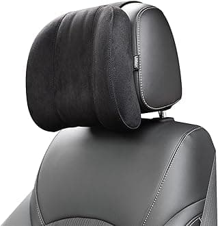 - Forbell Premium Memory Foam Car Neck Pillow with Washable Cover - Provides Comfortable Neck Support for Driving and Travel 1pc(Black)