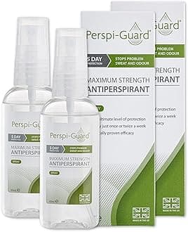 Perspi-Guard Max Strength Antiperspirant Spray 50ml (Twin-Pack)