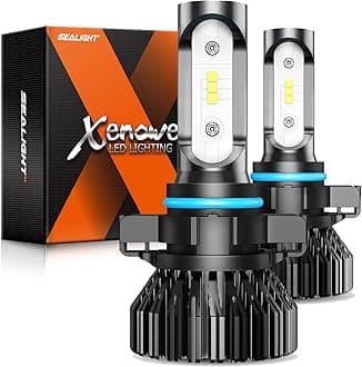 SEALIGHT 5202 LED Fog Light Bulbs, 14000Lumens 600% Brighter 6500K Cool White, Ultra Wide Angle Design, Plug and Play Non-Polarity, Waterproof, Dustproof, 2-Pack for Cars, Trucks, SUVs