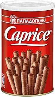 Caprice Classic Crispy Wafer Rolls with Cocoa and Hazelnut Filling - 250g