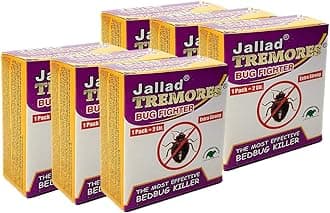 Jallad Tremores BugsPowerful Bed & Termites Killer Spray Powder (Pack of Six) - 60 gms