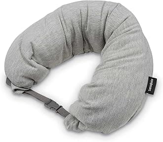 Microbead 3-in-1 Neck Travel Pillow, Frost Grey, One Size