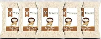 Trinetra Jau Atta (Barley Flour) | Fibre-Rich & Stone-Ground Millet Flour | 1Kg Each (Pack Of 5) 5000 g