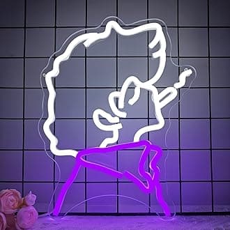 Anime Cowboy Neon Sign Japanese LED Sign Neon light Sign for Wall Decor Light Up Signs for Bedroom Gamer Room Man Cave Neon Lights for Boys Gifts