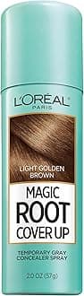 Magic Root Cover Up Gray Concealer Spray Light Golden Brown 2 oz.(Packaging May Vary)