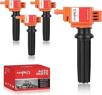 PAPAPARTS Set of 4 Ignition Coil Pack UF670 Compatible with Ford Focus Fusion Escape Edge Explorer for Mustang 2013 2014 2015 2016 2017 2018 2019 for Lincoln MKZ MKT MKC 2.0L L4 Coils Replace C1646