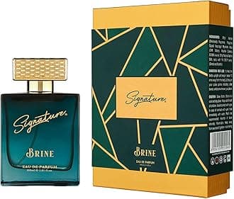 SIGNATURE AURA Brine Eau De Parfum 100ML for Women | Long Lasting Floral Woody Musk Fragrance | Jasmine Tuberose Vanilla Sandalwood | Luxury Scent for Daily Use Party Occasion | Premium Gift for Women