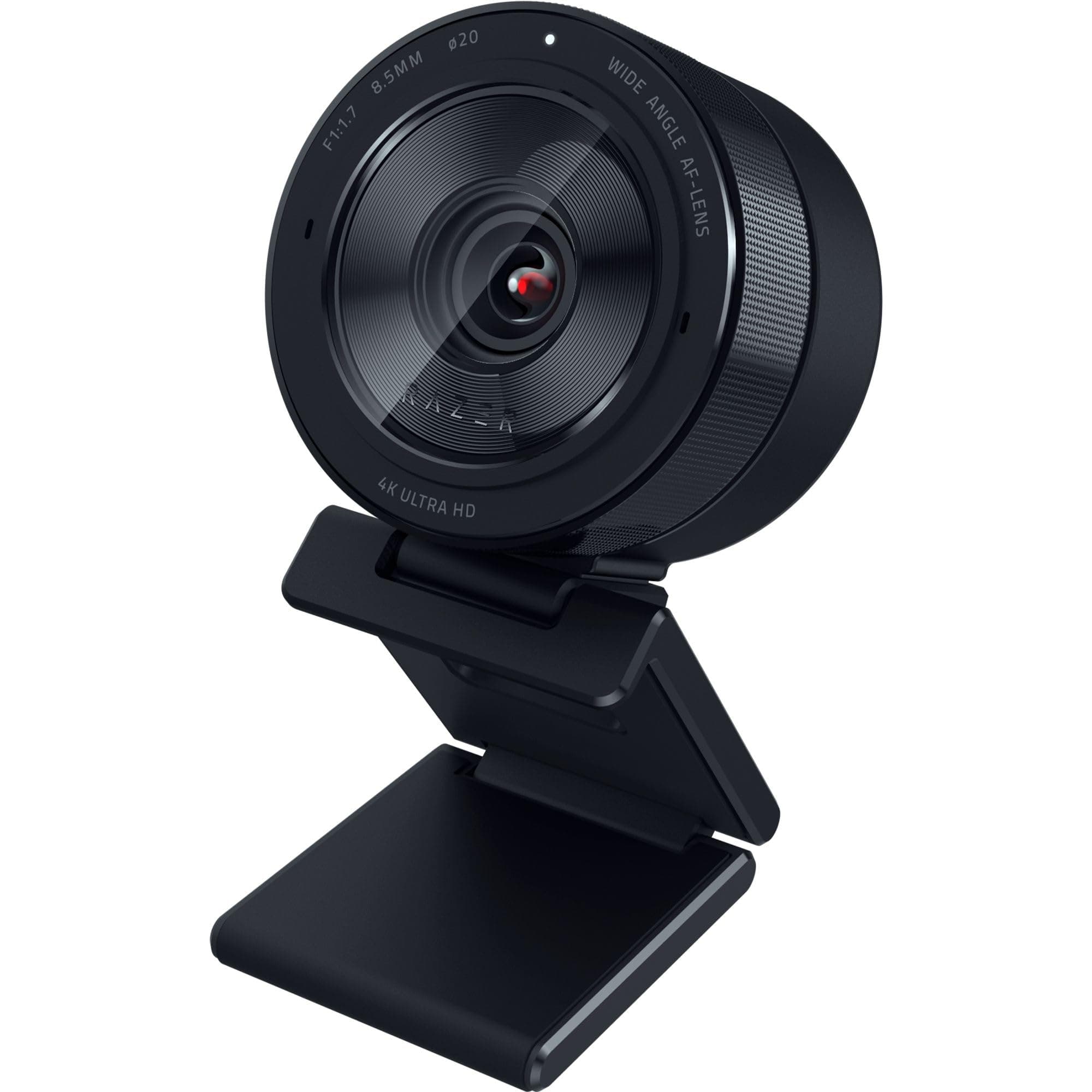 Kiyo Pro Ultra - 4K webcam for content and streaming creation (Ultra High Dynamic Range-UHDR, UltraHD 4K at 30FPS/1080P at 60FPS, autofocus with AI, light sensor with 2.9 μm) Black