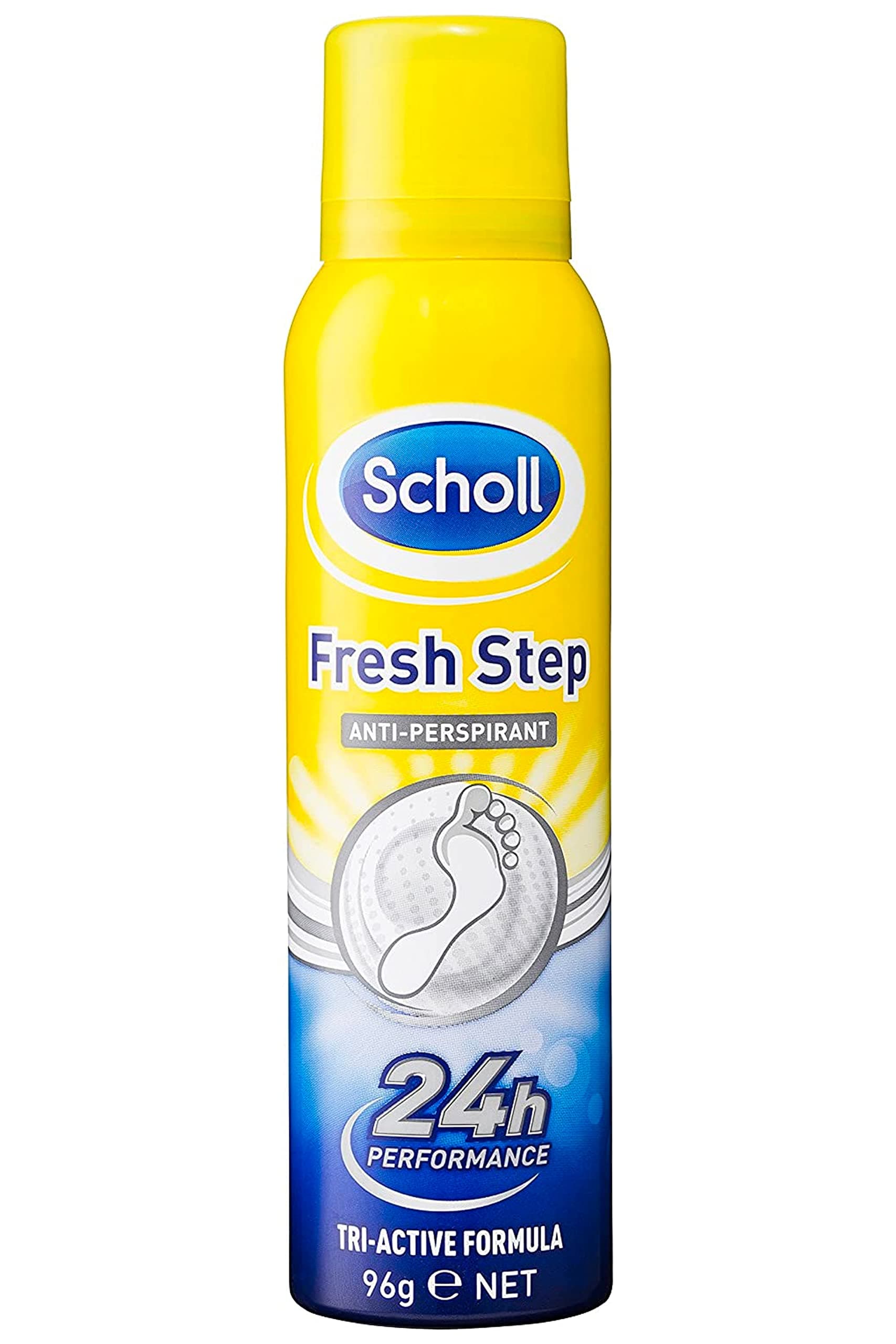 4 x Scholl Fresh Step Anti-perspirant 24h Performance For Dry Feet 98g