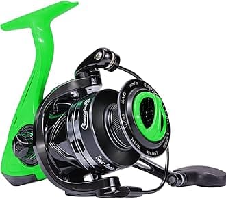 Sougayilang Spinning Fishing Reel, 5.2:1 High Speed Spinning Reel, Lightweight 11+1BB Ultra Smooth for Saltwater or Freshwater ,1000-6000 Series