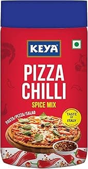 Pizza Chilli Flakes | Seasonings |Multipurpose Seasoning| Zero added Colours, Fillers, Additives & Preservatives | 100% Natural | Perfect for Pizza, Pasta, Chilli Potato, Sweet Corn, Makhana| 60g