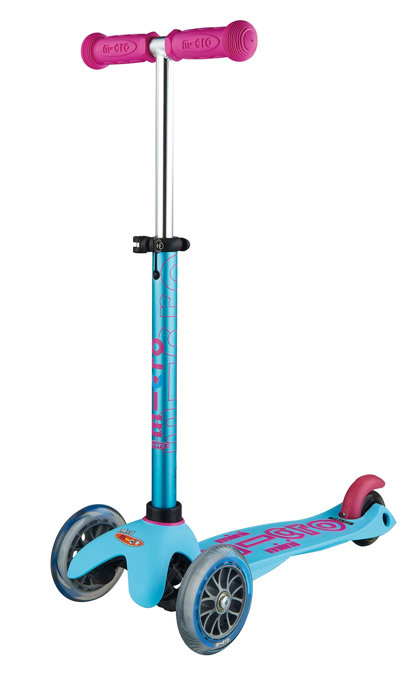 Micro Kickboard | Mini Kids Scooter for Ages 2-5 | Children up to 110 lbs | 3 Wheel Lean-to-Steer Design | Adjustable T Bar | Smooth Ride PU Wheels | Swiss Design