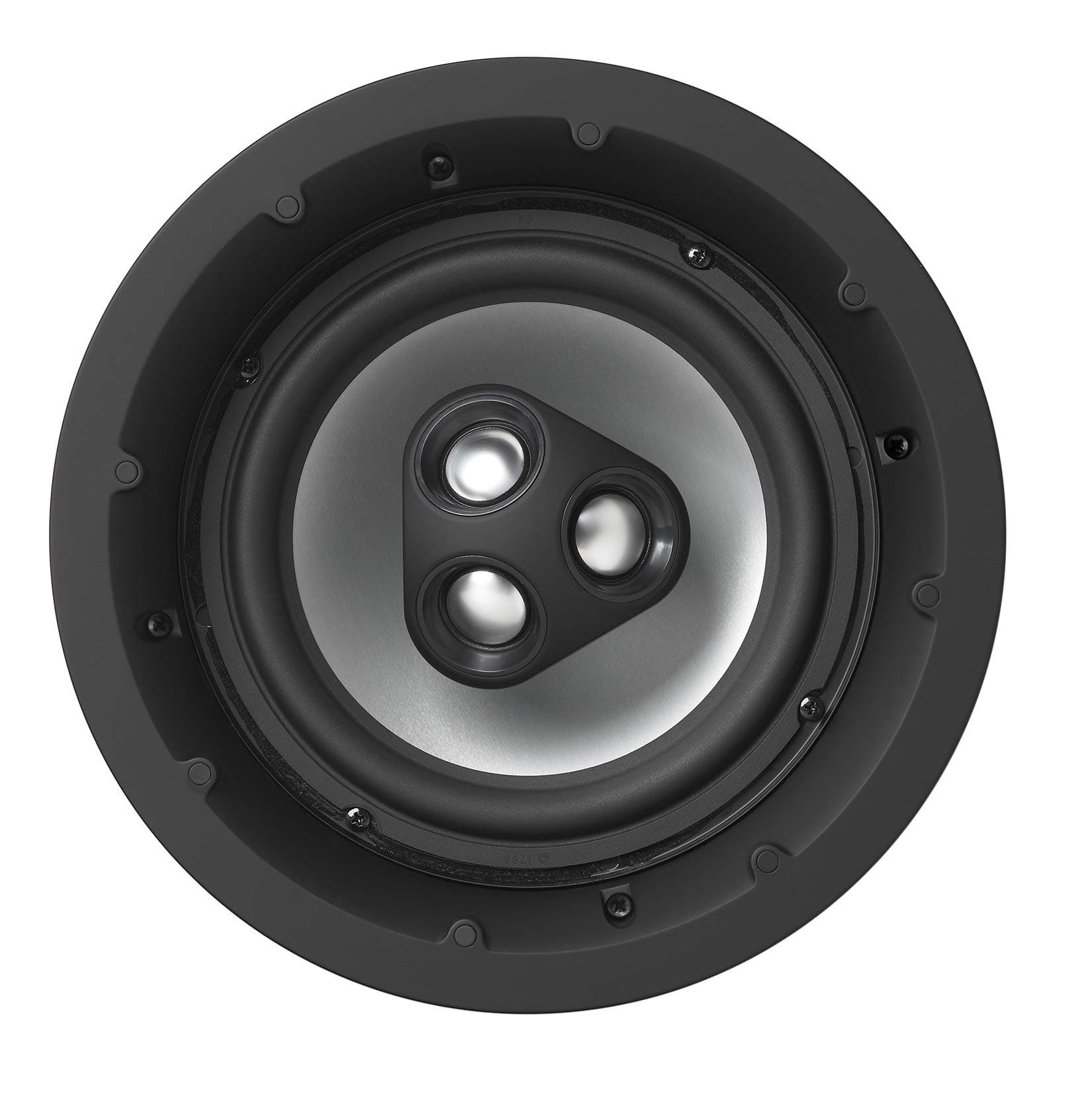 NHT Audio iC4-ARC 2-Way 8-inch Premium In-Ceiling Speaker | Aluminum Drivers, 150 Watts | Patented Three-tweeter Array | Single, Matte White