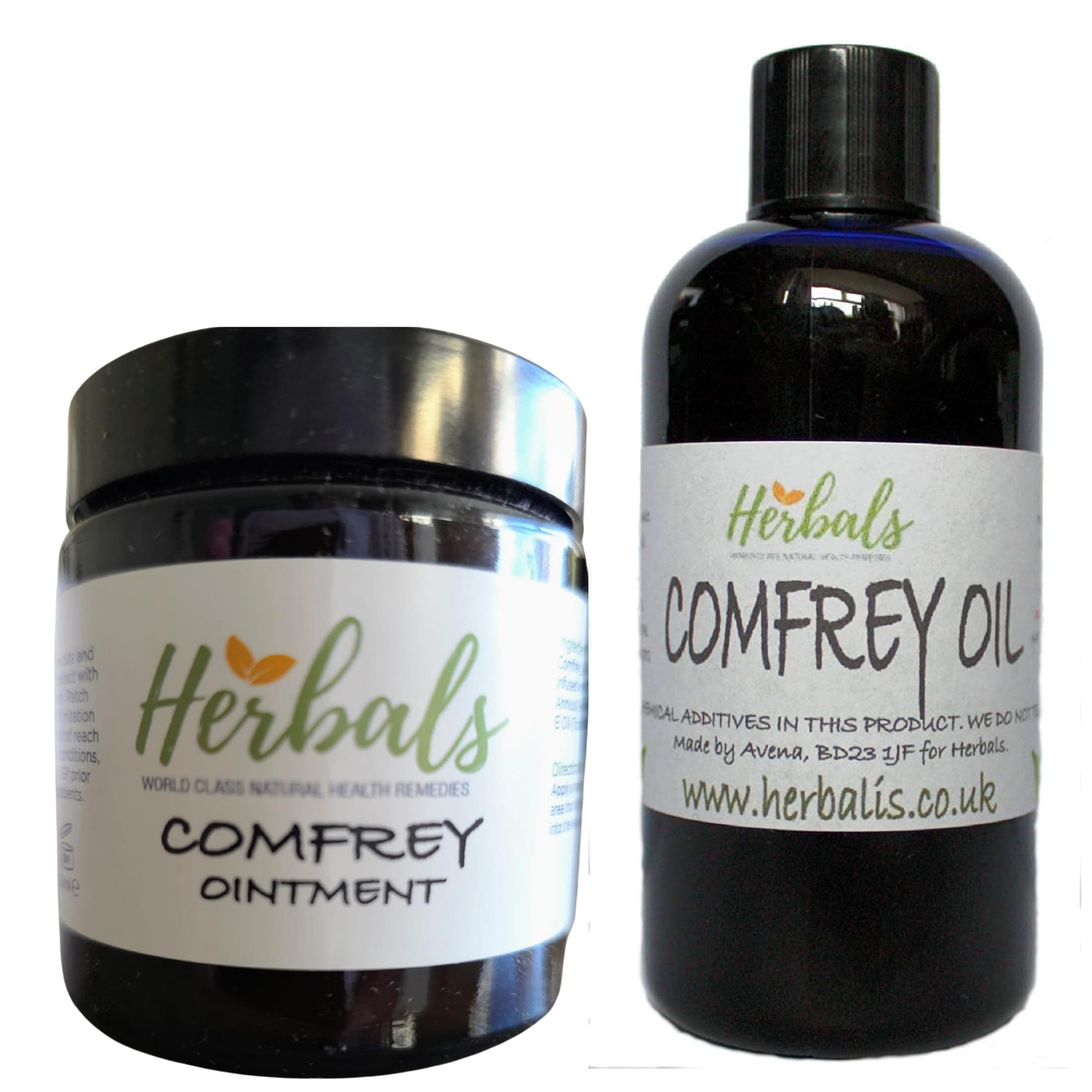 Herbalis Comfrey Cream & Oil - Bones Knitbone - 60ml Cream & 100ml Oil - Unisex - All Ages