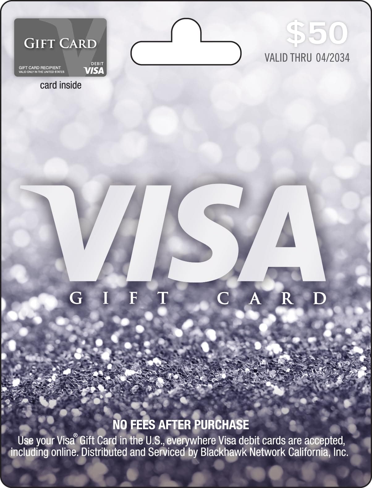 Physical Gift Card $50 (plus $4.95 Purchase Fee)