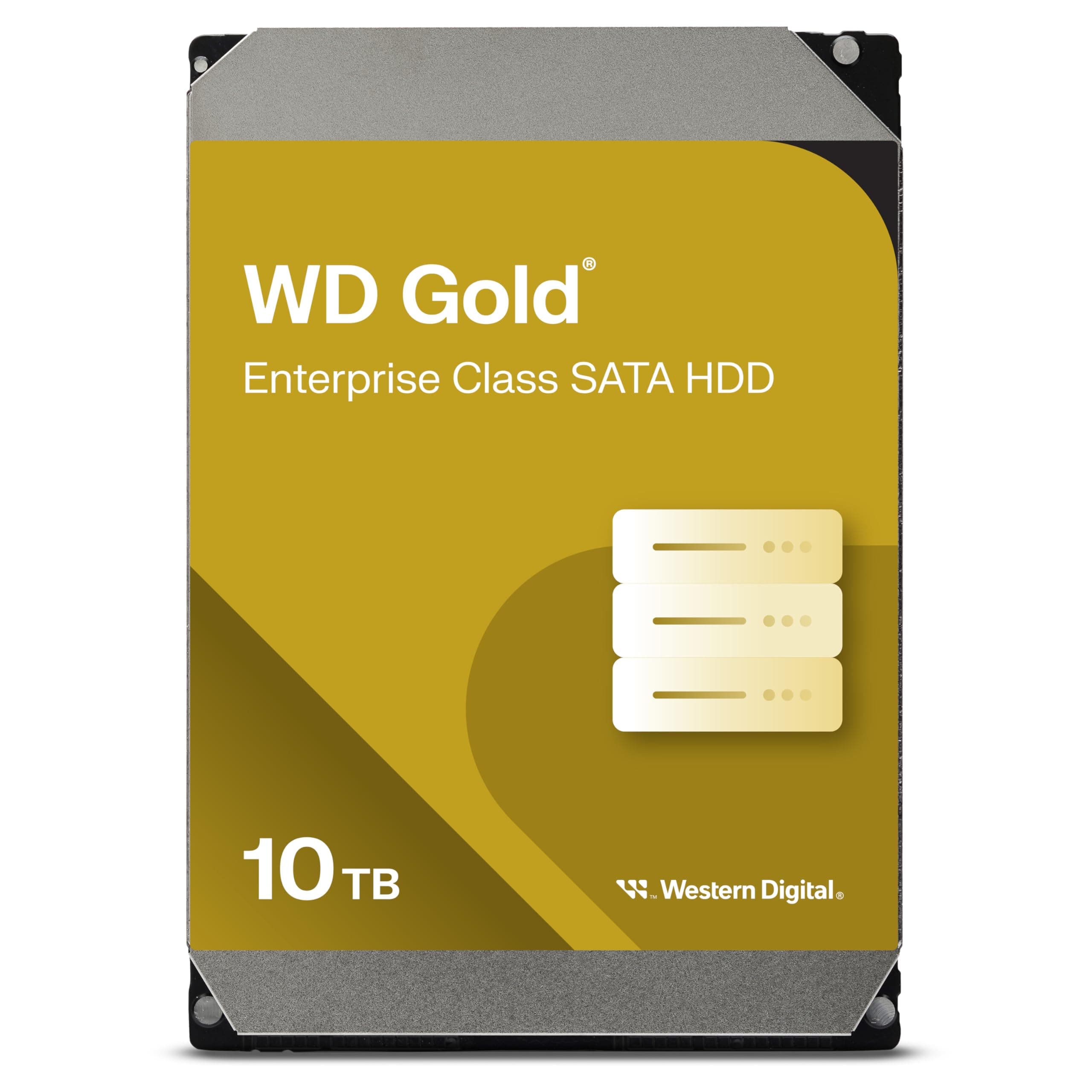 WD Gold 10TB Enterprise-Class Internal Hard Drive, Class 7200 RPM, SATA 6 GB/s, 512 MB Cache, 3.5" - WD103KRYZ
