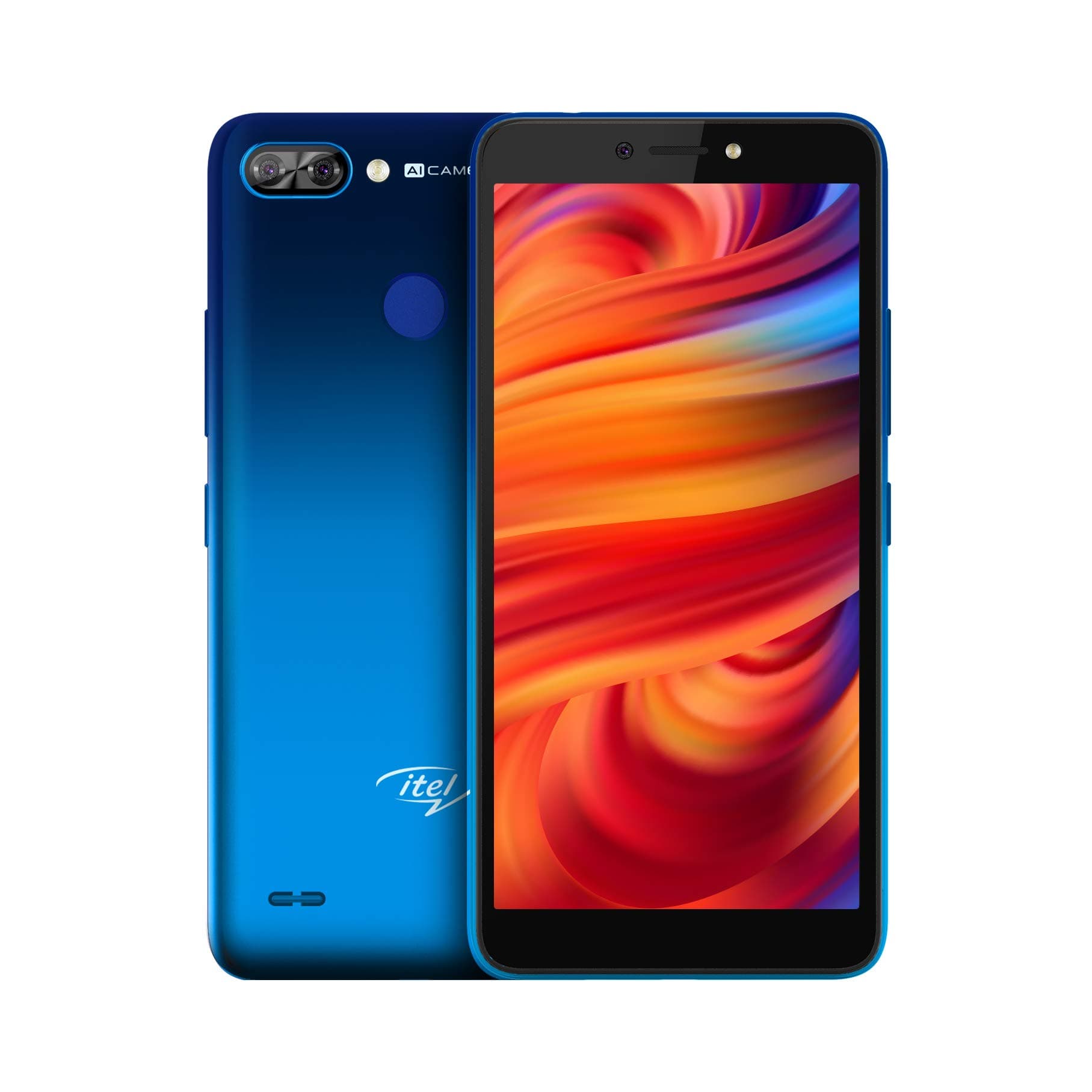 itel A46 (Neon Water, 2GB RAM, 16GB Storage)