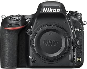 Nikon D750 Digital SLR Camera Body (Renewed)