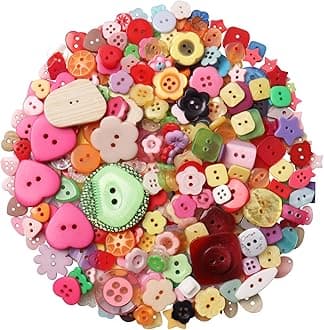 Resin Buttons 2 and 4 Holes Assorted for Sewing Crafts DIY Projects Multiform