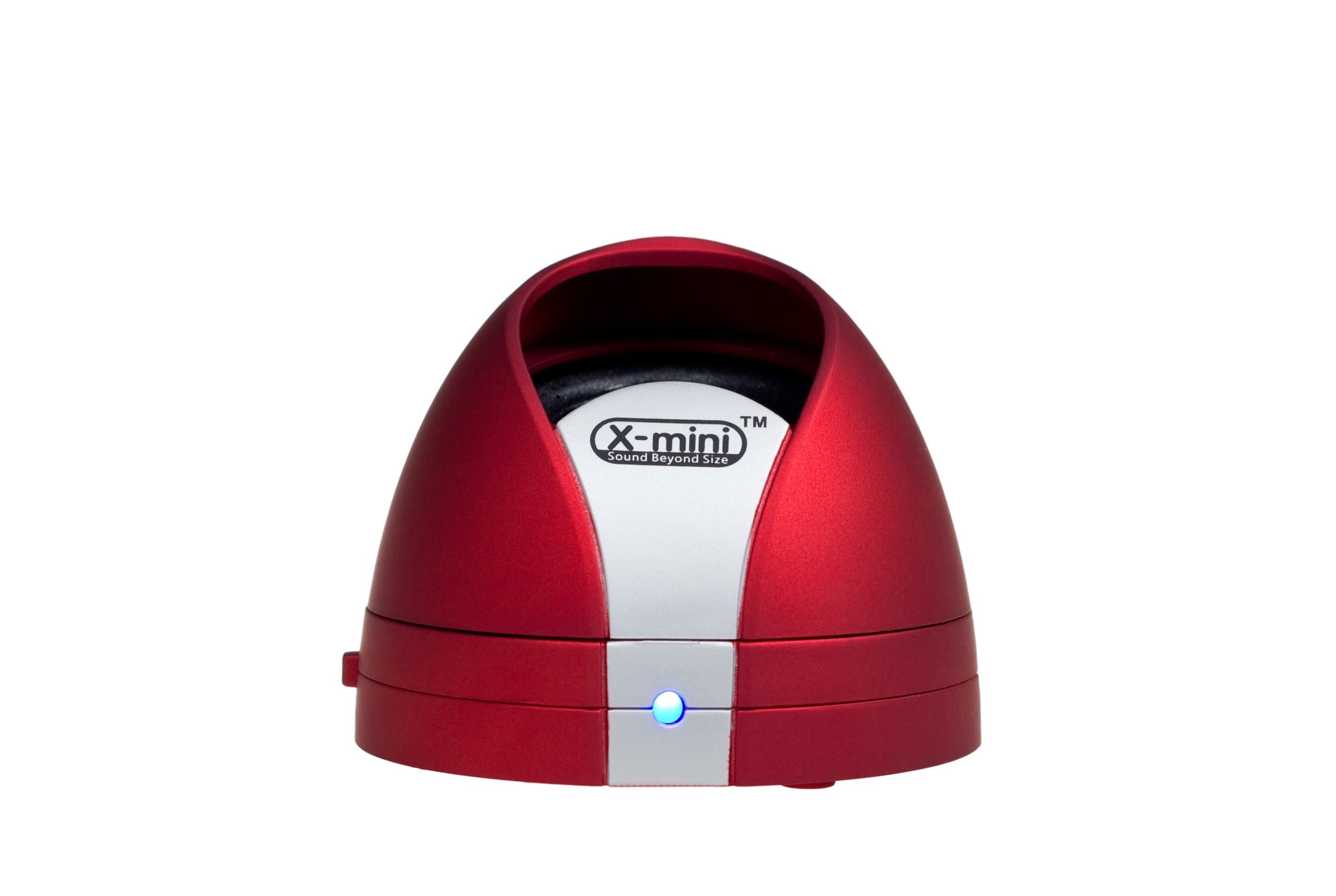 X-Mini MAX II XAM7-R Portable Capsule Speakers, Red