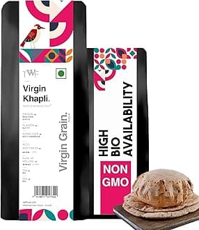 Virgin Khapli Wheat Flour | 1 Kg | High Protein & Fiber | Stone Ground | Low GI of 39 | Emmer Atta | Diabetic Friendly | Easy Digestion | No Blending - 100% Virgin Khapli Atta