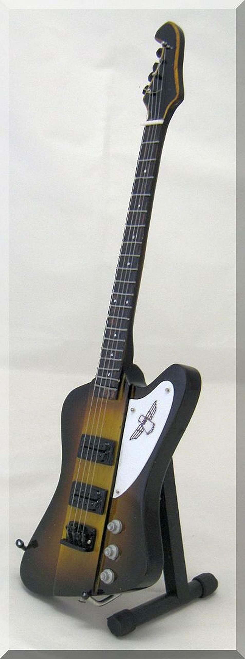 Nikki Sixx Miniature Guitar Bass Thunderbird