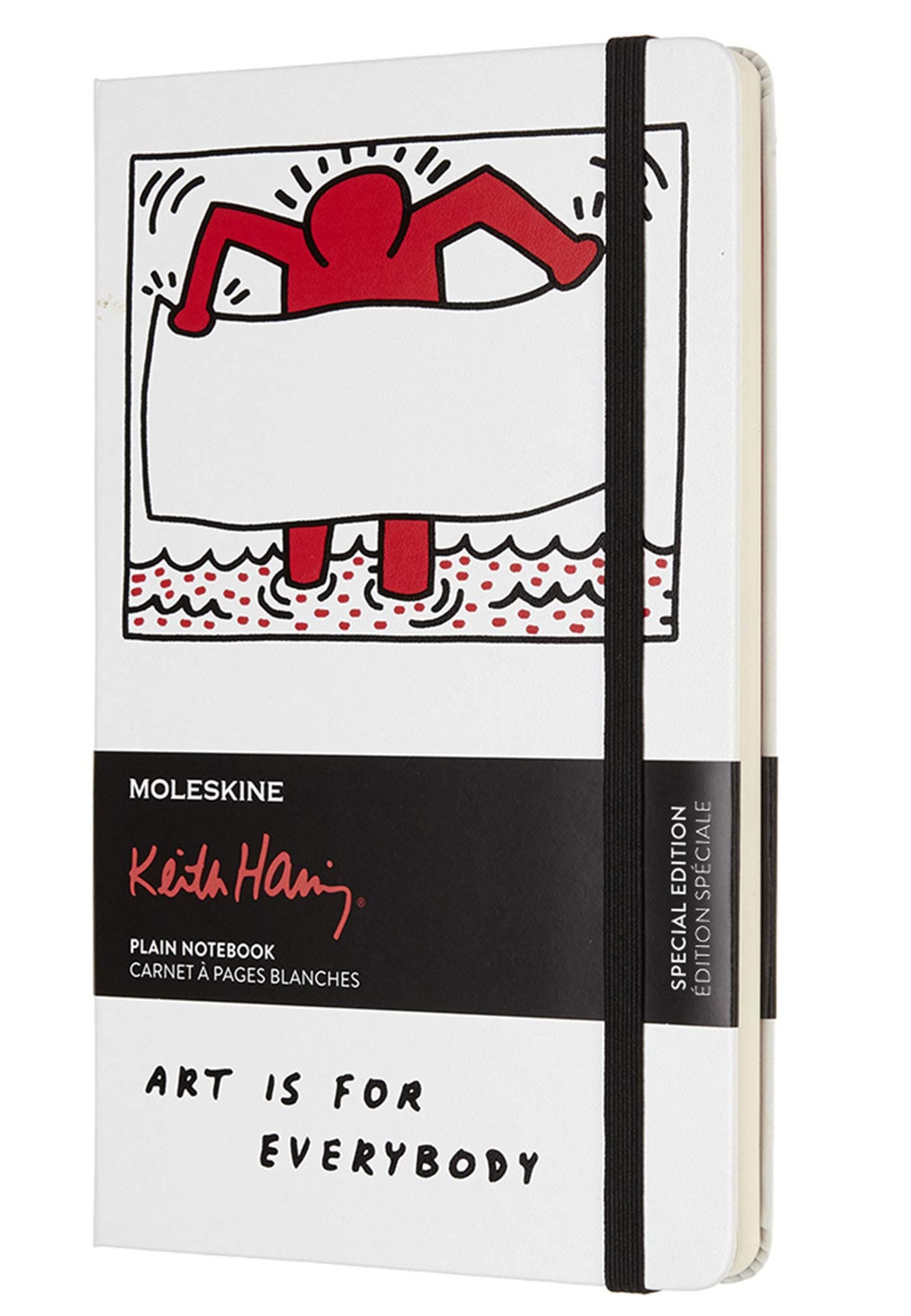 Moleskine Limited Edition Keith Haring Notebook Large Plain White (8055002854832)