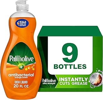 Palmolive Ultra Antibacterial Liquid Dish Soap, Plant Based, 20 Ounce, 9 Pack