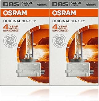 Osram 2x D8S 25W OEM HID Xenon Replacement Headlight Bulb 4300K White P/N: 66548 NEW
