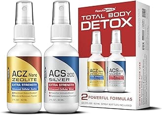 Total Body Detox Extra Strength System – ACS 200 Silver & ACZ Nano Zeolite are Clinically Proven to Detoxify & Boost Immunity. Recommended by Doctors Worldwide (2 oz)