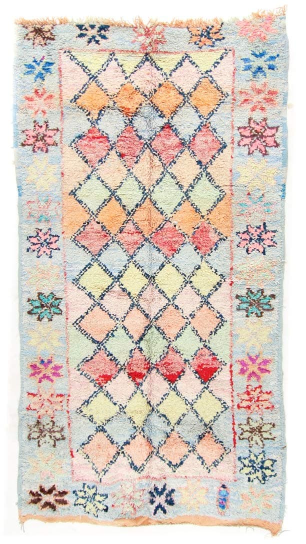 Moroccan Berber rug Boucherouite 320 x 165 cm