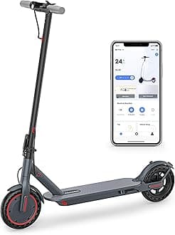 Electric Scooter, 19/22Mph, 8.5"/10" Tires, 350W/500W Motor, 21-52 Miles Range, 280-608Wh Battery, Scooter for Adults with Dual Suspension & Brakes