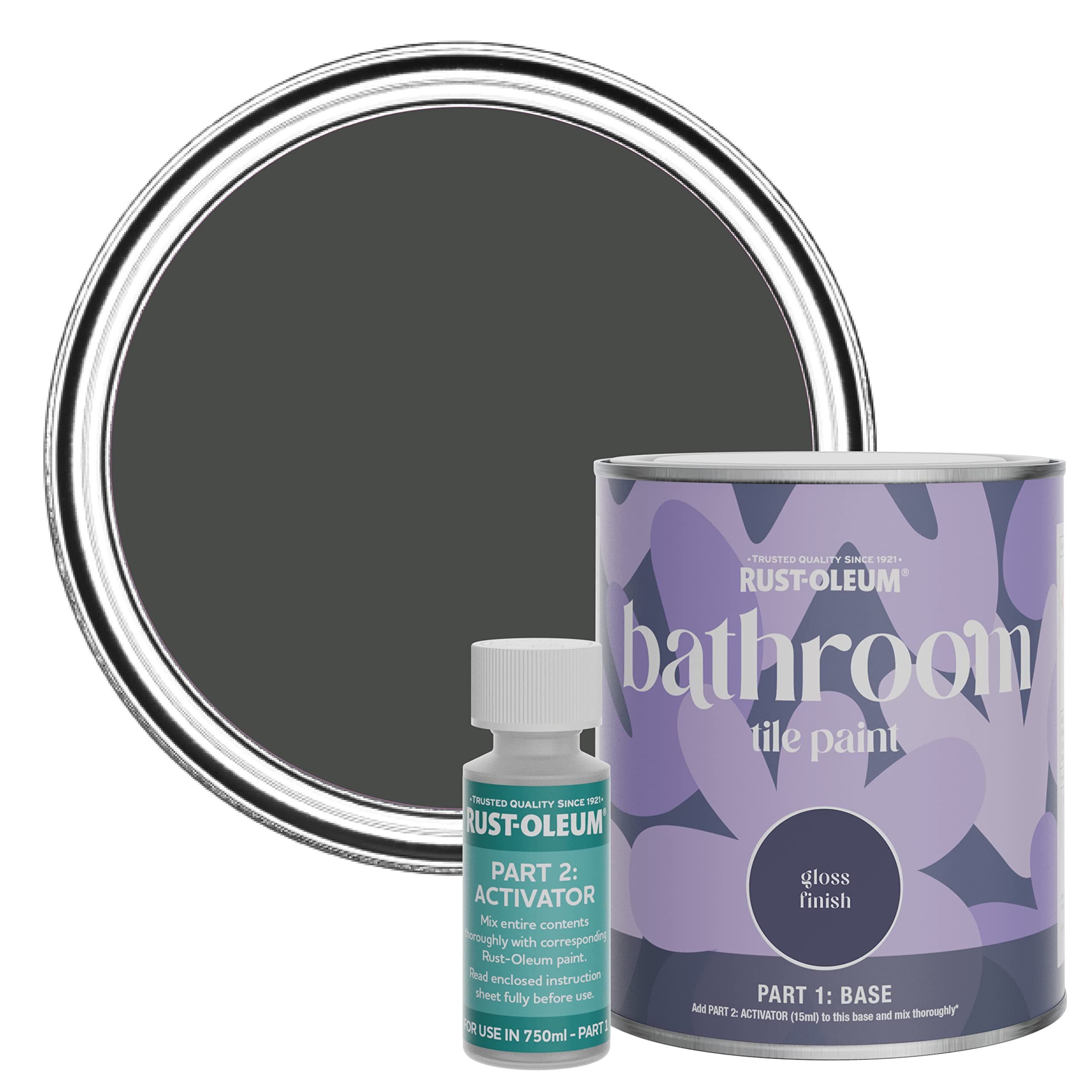 Rust-OleumGreen Water-Resistant Bathroom Tile Paint in Gloss Finish - After Dinner 750ml