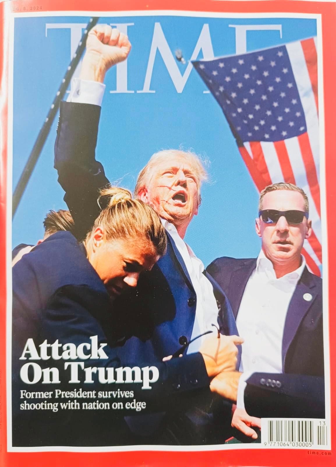 Time Magazine- 5 - August. 2024. Attack. On. Trump.
