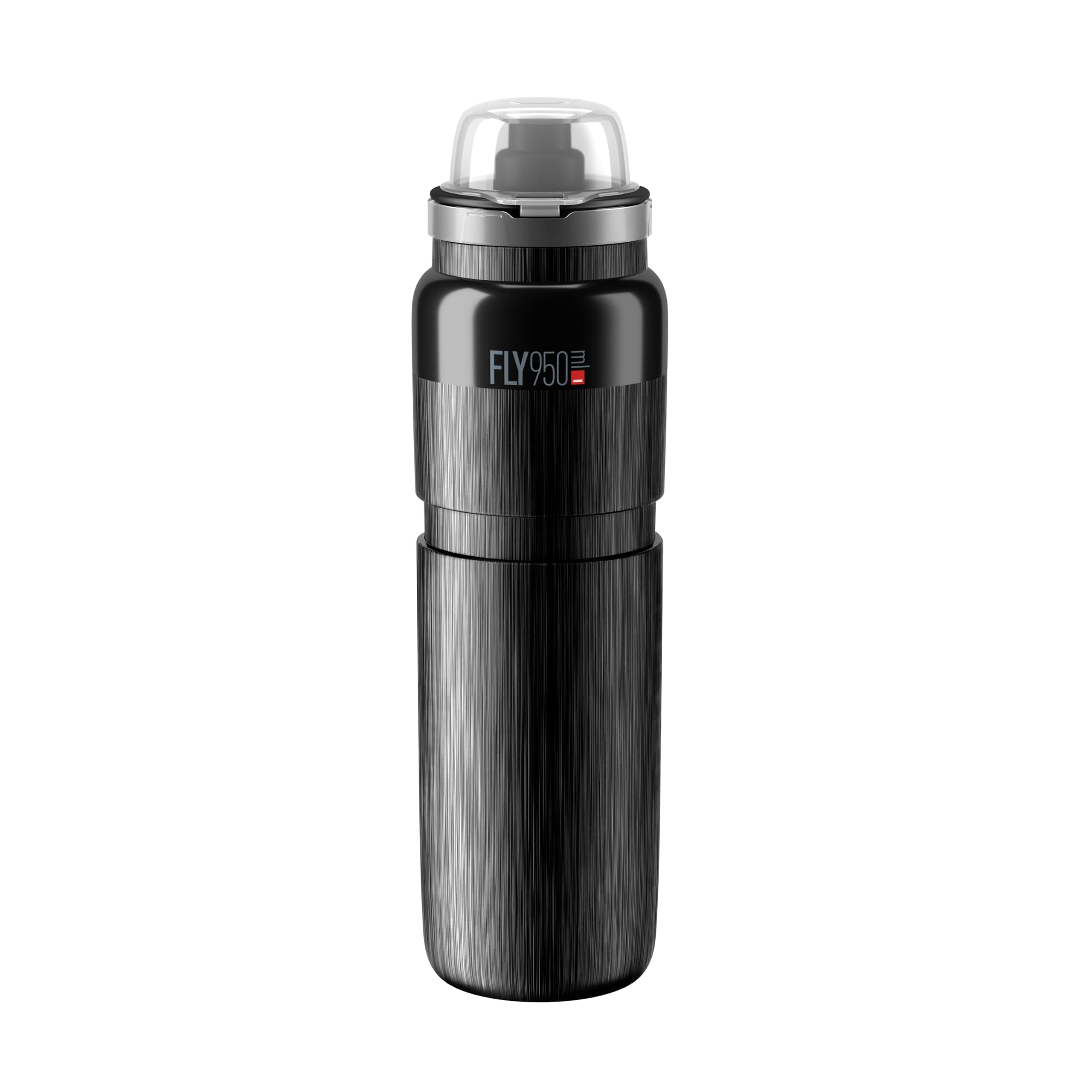 Fly MTB Water Bottle – 950ml – TEX BLACK – Ultra-Light, Dust-Proof for Mountain & Gravel Cycling