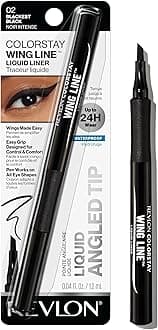 Liquid Eyeliner Pen, ColorStay Wing Line Eye Makeup, Waterproof, Smudge-proof, Longwearing with Angled Felt Tip, Wing Line