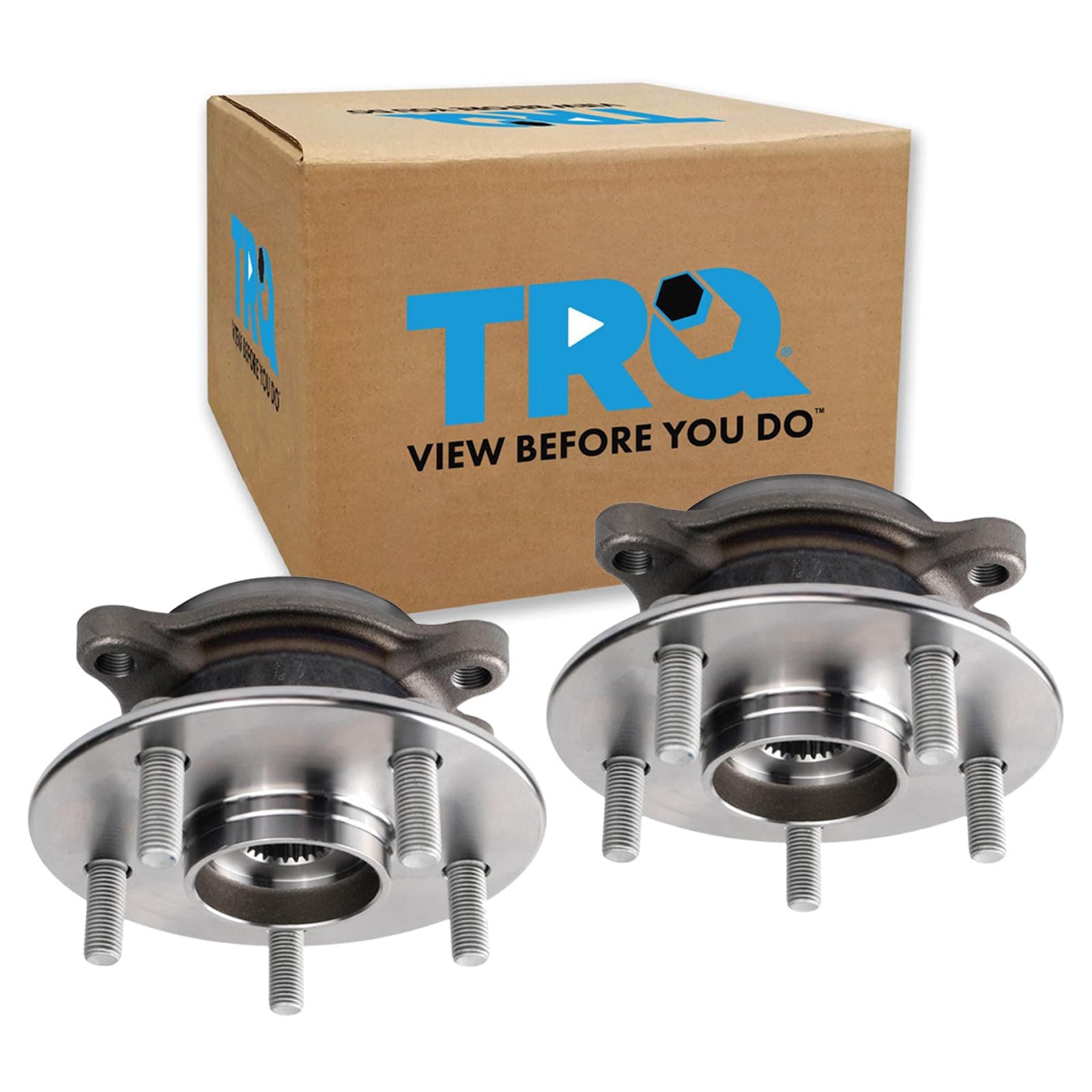 TRQ Front Left and Right Wheel Bearing and Hub Assembly Set 2 Piece Compatible with 21-23 Lexus ES250 2021 Toyota Avalon XLE L4 2.5L 18-22 Camry SE LE XLE XSE L4 2.5L 18-20 Camry L L4 2.5L