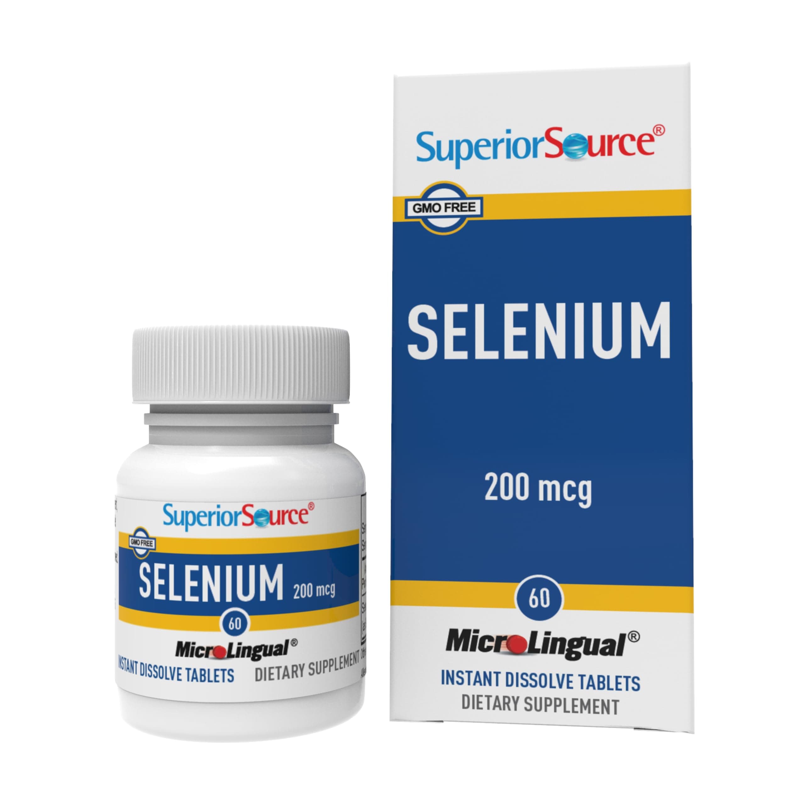 Superior Source Selenium Nutritional Supplements, 200 mcg, 60 Count