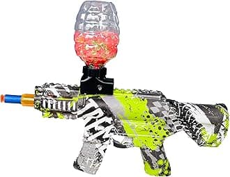 - Gel Blaster Gun | Automatic Ball Shooter | Safe & Non-Toxic | Fun Outdoor Toy for Adults | Electric Operated | Ideal Birthday & Return Gift (M416 PRO, 10K Gel Balls)