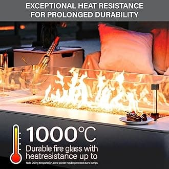 NUPICK Fire Pit Glass