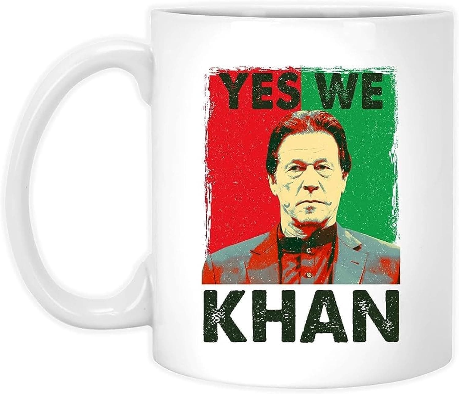RYN Yes We Khan Funny Imran Khan White Coffee Mug 11oz