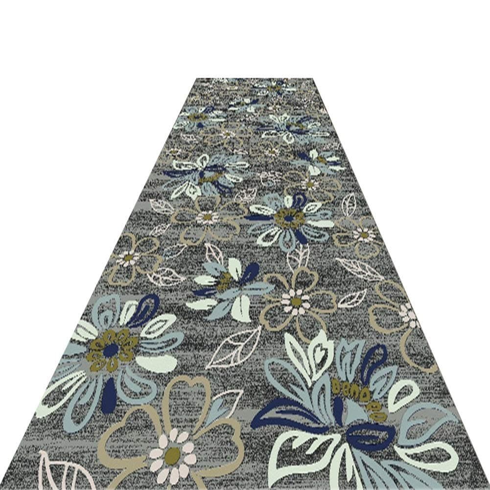 OZYN runners Long Hall & Stair Carpet Runner with Non-Slip Back Dirt Stopper (Color : B, Size : 0.6X2M)