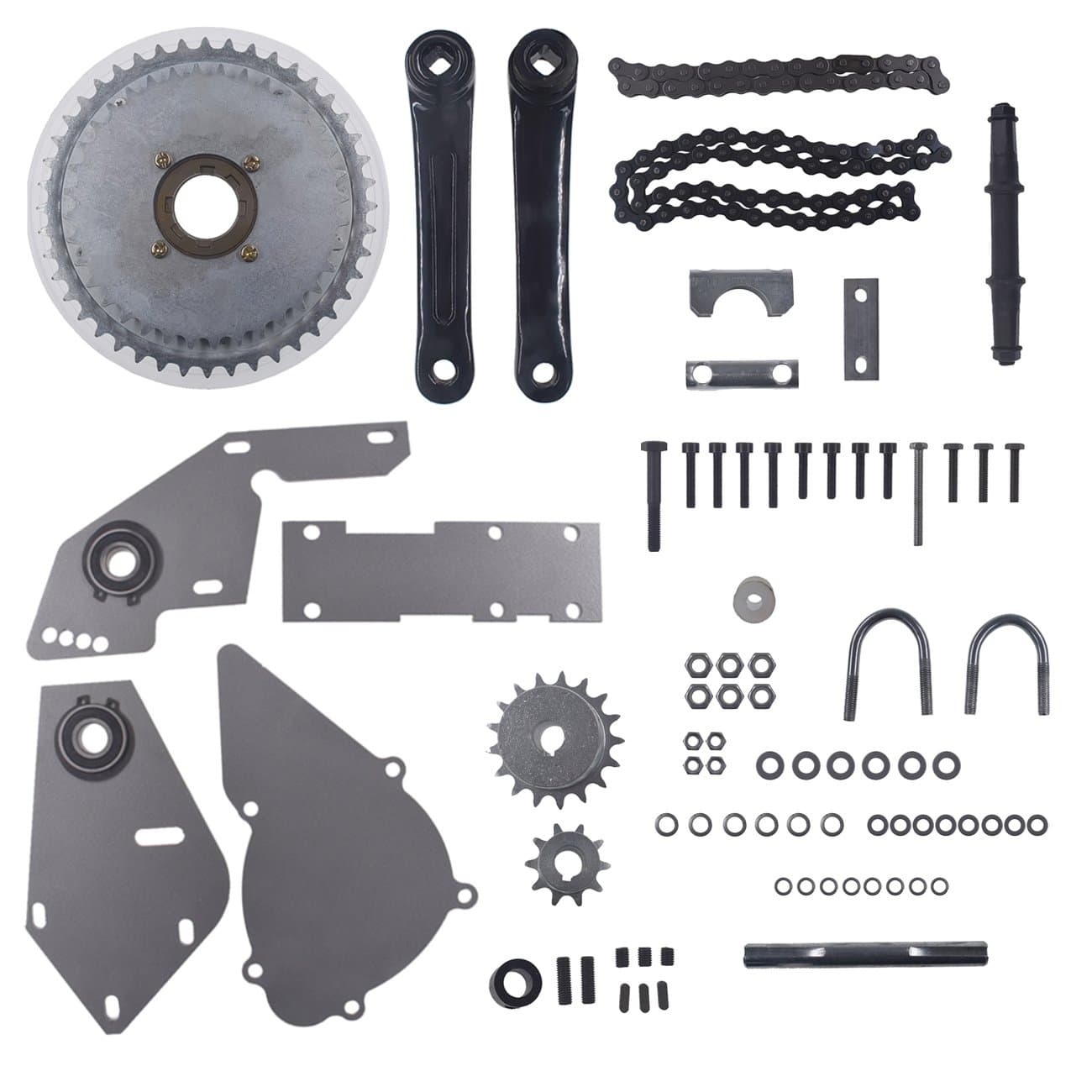 Jackshaft Kit for 80CC Gas Motorized Bicycle (Silver)