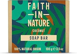 Faith In Nature Natural Coconut Hand Soap Bar, Hydrating, Vegan & Cruelty Free, No SLS or Parabens, 100g