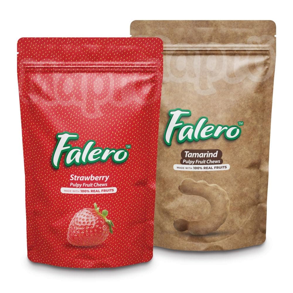 Fruit Chews, 175 gm, 50 Fruit Chews(Pack of 2) (Strawberry & Tamrind)