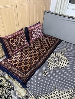 Arabic/Turkish/Afghani Floor Seating Sofa Couch,Floor Cushions,Arab Majlis sofa (Navy)
