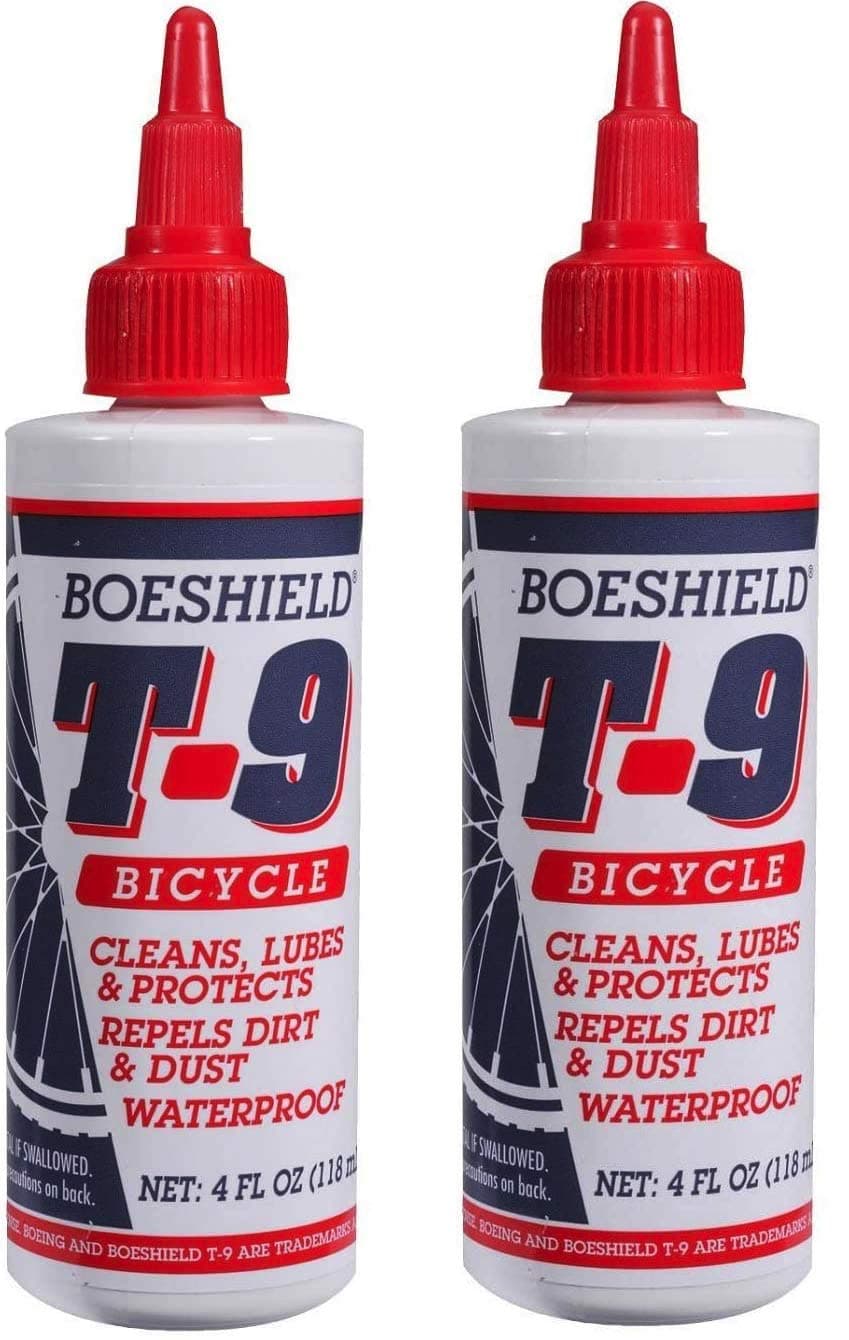 T-9 Bicycle Chain Waterproof Lubricant and Rust Protection, 4 oz Liquid, Original Version (122183) (1, Twо Pаck)
