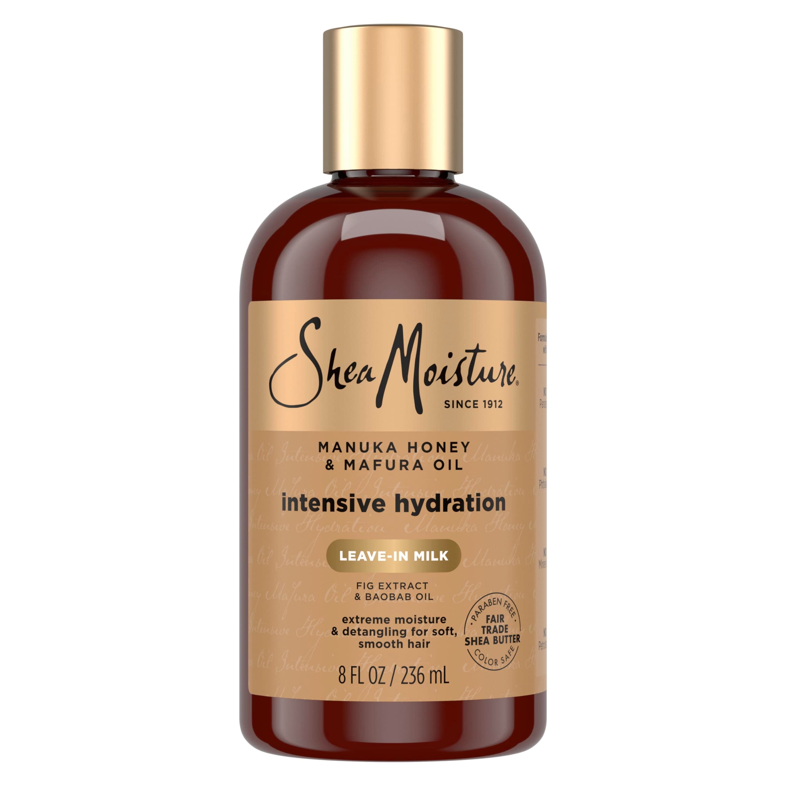 SheaMoisture, Intensive Hydration Milk, No Rinsing Formulated with Fig Extract & Baobab Oil, 8 fl oz