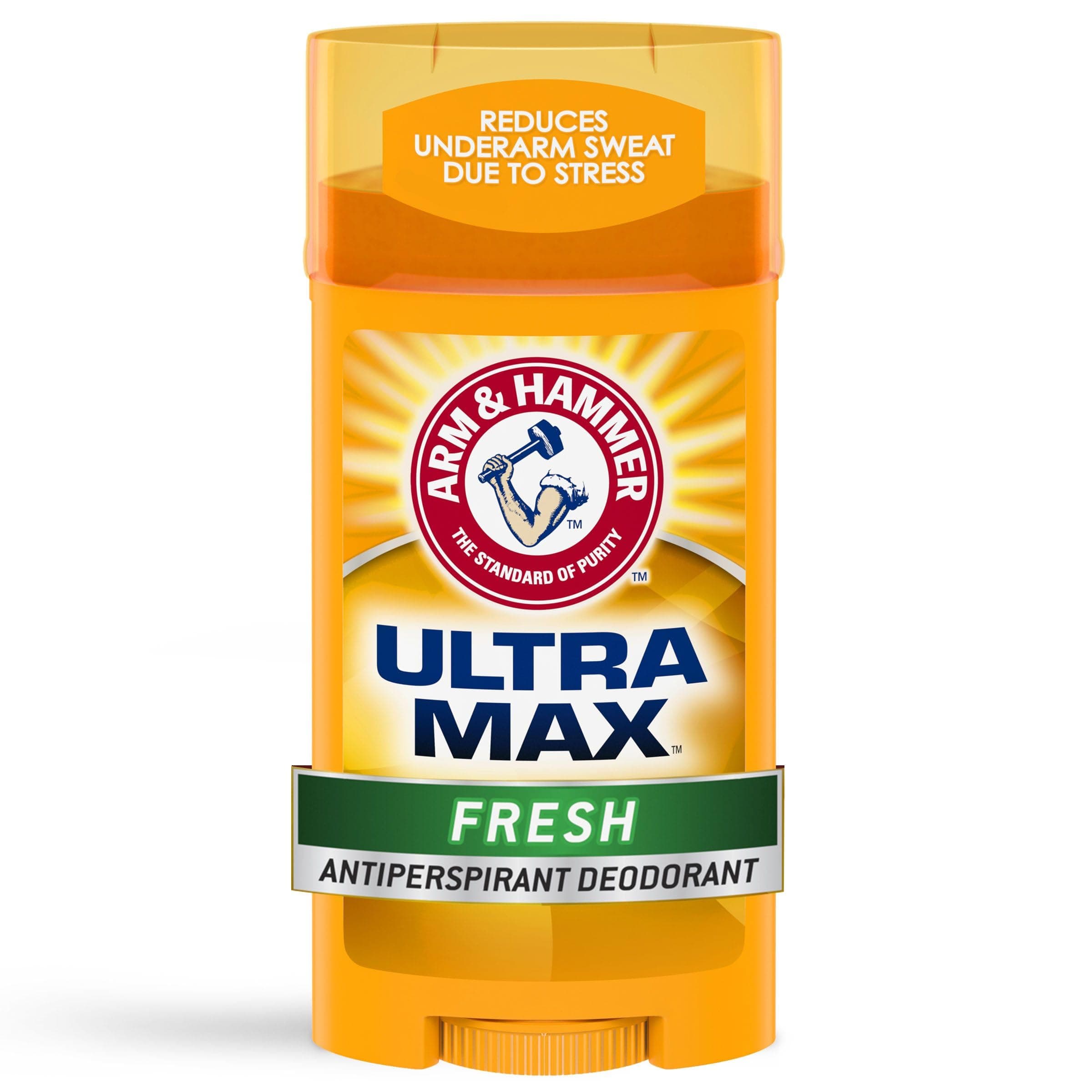 Arm & Hammer Anitperspirant Deodorant, Ultra Max Invisible Solid, Fresh Scent, 2.6 oz