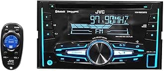 JVC KW-R920BTS Built-in Bluetooth/Satellite Radio-Ready in-Dash Receiver with Remote